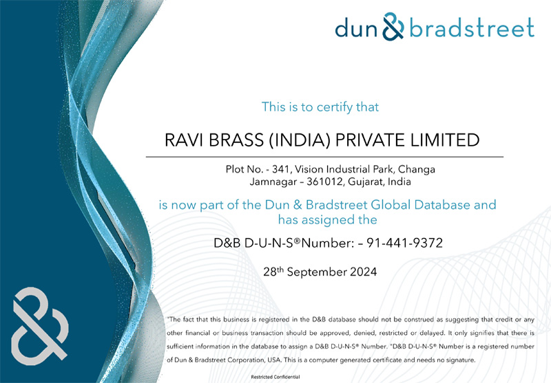 DUNS Certificate